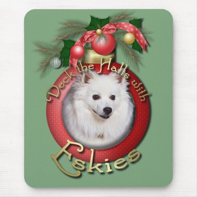 Alfombrilla De Ratón Navidad - cubierta los pasillos - Eskies (Frente)