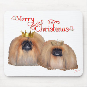 Alfombrilla De Ratón Navidad de Pekinés