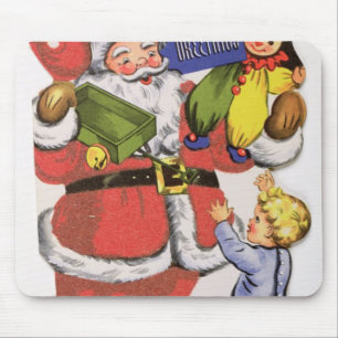 Alfombrilla De Ratón Navidad del padre, tarjeta de Navidad del