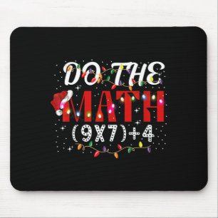 Alfombrilla De Ratón Navidad Divertida Haz Las Cuentas Meme (9x7)+4 Reg