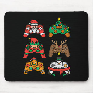 Alfombrilla De Ratón Navidad Gamer Controller Xmas Gaming Men Boys Ki