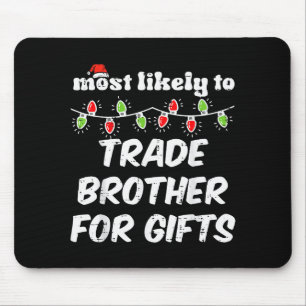 Alfombrilla De Ratón Navidad Más Probable Comercio Hermano Xmas Coincid