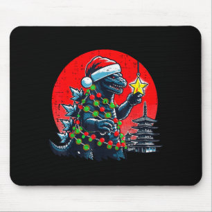 Alfombrilla De Ratón Navidad Monstruo Japonés Santa Estrella Xmas Mujer