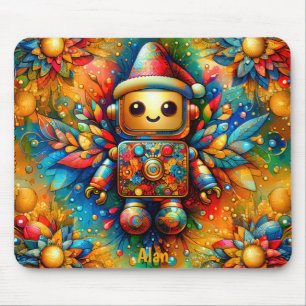 Alfombrilla De Ratón Navidades ALAN ~ Zany ROBOT