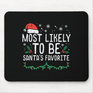 Alfombrilla De Ratón Navidades Amigos Familia Favorita Xmas Familia Mat