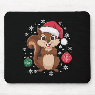 Alfombrilla De Ratón Navidades ardilla Navidades Xmas Pajamas