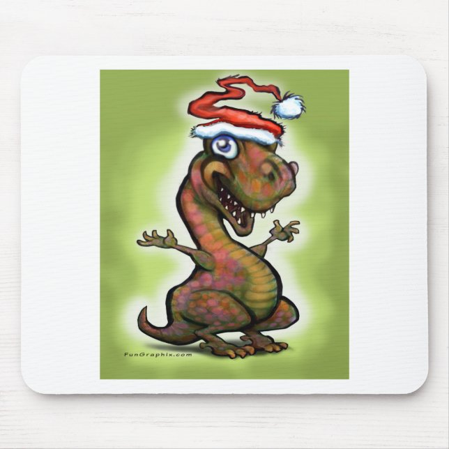 Alfombrilla De Ratón Navidades Baby T-Rex (Frente)