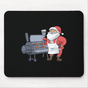 Alfombrilla De Ratón Navidades Barbacoa Santa Claus Grill Smoker Steak