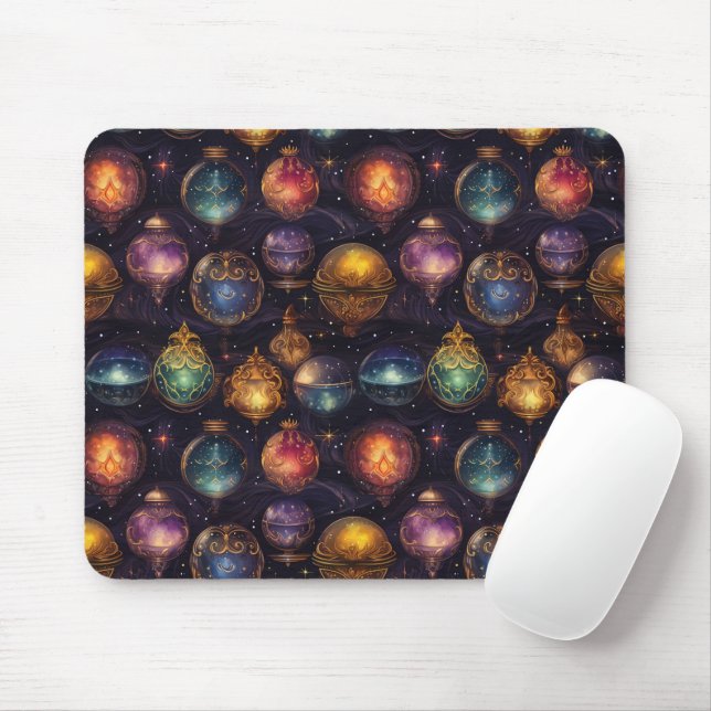 Alfombrilla De Ratón Navidades Baubles Mouse Pad (Con ratón)