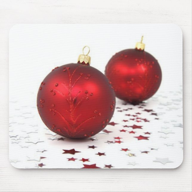 Alfombrilla De Ratón Navidades Baubles Mouse Pad (Frente)
