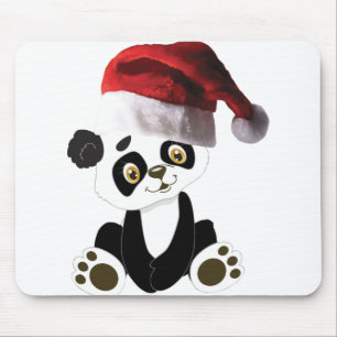 Alfombrilla De Ratón navidades bebé oso panda