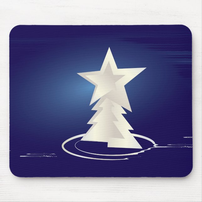 Alfombrilla De Ratón Navidades blancos (Frente)