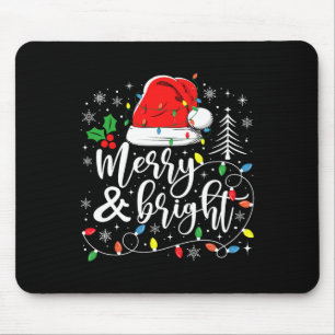 Alfombrilla De Ratón Navidades Brillantes Y Cerebros Encenden Navidad P