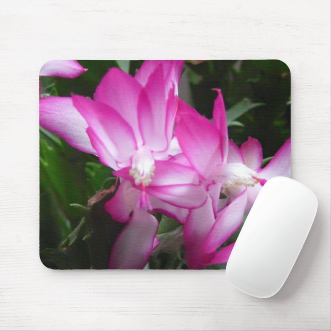 Alfombrilla De Ratón Navidades Cactus Flowers Mousepad (Con ratón)