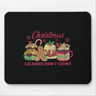 Alfombrilla De Ratón Navidades calorías no cuentan cookies