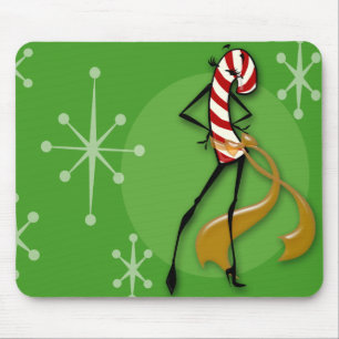 ALFOMBRILLA DE RATÓN NAVIDADES CANDE CAÑA MUJER MOUSE PAD