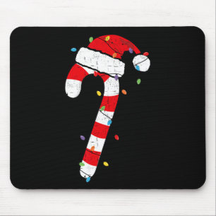 Alfombrilla De Ratón Navidades Candy Cane Santa Xmas Niños Pequeños Jóv