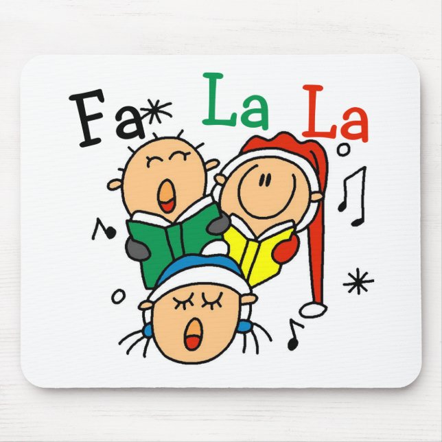 Alfombrilla De Ratón Navidades cantantes lanzan camisetas y regalos (Frente)