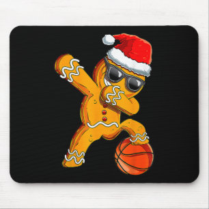 Alfombrilla De Ratón Navidades Cute Dabbing Gingerbread Guay Baloncesto