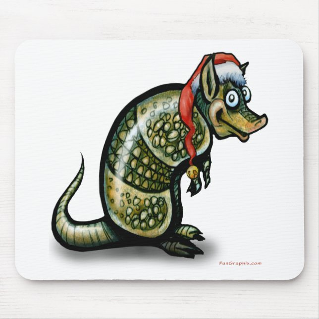Alfombrilla De Ratón Navidades de Armadillo (Frente)