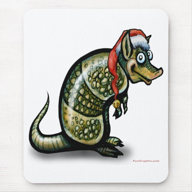 Alfombrilla De Ratón Navidades de Armadillo (Frente)