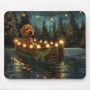 Alfombrilla De Ratón Navidades de Bernedoodle