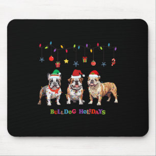 Alfombrilla De Ratón Navidades de bulldog3