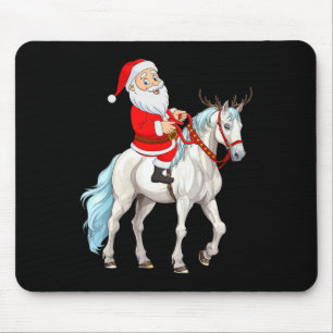Alfombrilla De Ratón Navidades de caballos de los renos de estilo navid