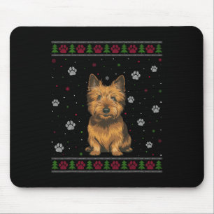 Alfombrilla De Ratón Navidades de Cairn Terrier sudan Navidad Mascota