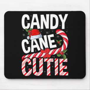 Alfombrilla De Ratón Navidades de Candy Cane Cutie Noches Mujeres Chica
