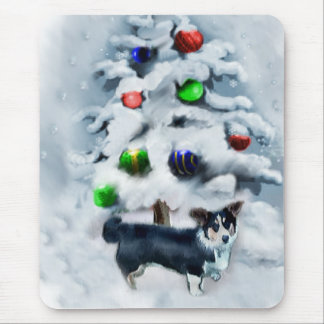 Alfombrilla De Ratón Navidades de Cardigan Welsh Corgi
