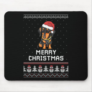 Alfombrilla De Ratón Navidades de Dachshund