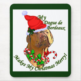 Alfombrilla De Ratón Navidades de Dogue de Bordeaux