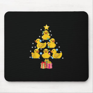 Alfombrilla De Ratón Navidades de Duckie Quack, Árbol de Navidad de Duc