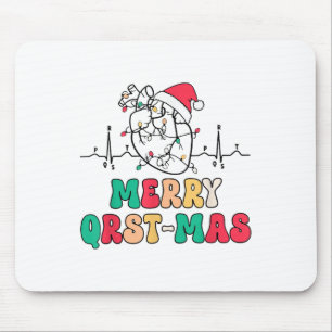 Alfombrilla De Ratón Navidades De Enfermería De Cardiología Ecg Anatomí