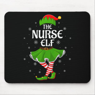 Alfombrilla De Ratón Navidades de Enfermería Elf Chicas familiares Muje