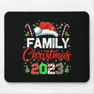 Alfombrilla De Ratón Navidades de familia 2023 Competición con Squad Sa