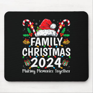 Alfombrilla De Ratón Navidades de familia 2024 Compitiendo con la diver