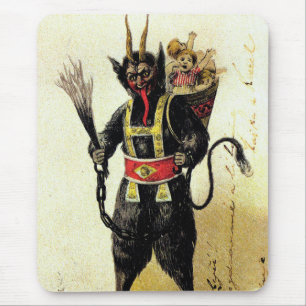 Alfombrilla De Ratón Navidades de feriado malvados Krampus Scary Demon