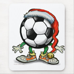 Alfombrilla De Ratón Navidades de fútbol