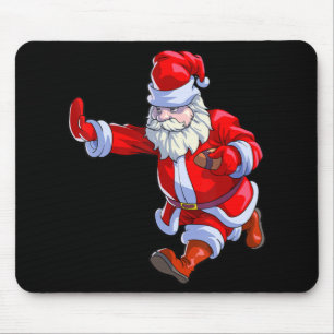 Alfombrilla De Ratón Navidades de fútbol niños hombres fútbol Santa C