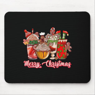 Alfombrilla De Ratón Navidades de galletas con pan de jengibre tazas de