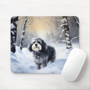 Alfombrilla De Ratón Navidades de Havanese Let It Snow