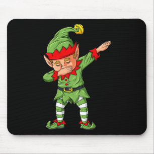 Alfombrilla De Ratón Navidades de la familia Dabbing Elf Chicas de niño