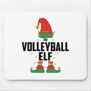 Alfombrilla De Ratón Navidades de la familia Elf de voleibol coincidien