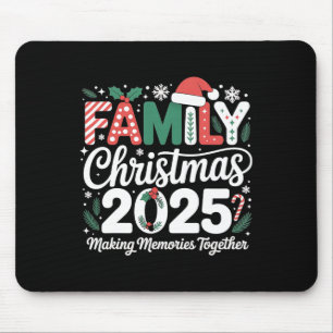 Alfombrilla De Ratón Navidades de la familia Santa Hat 2025