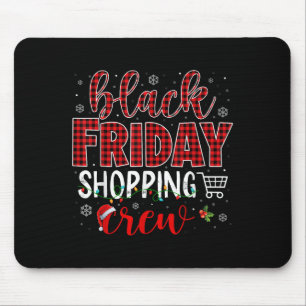 Alfombrilla De Ratón Navidades de la tripulación compradora de viernes 