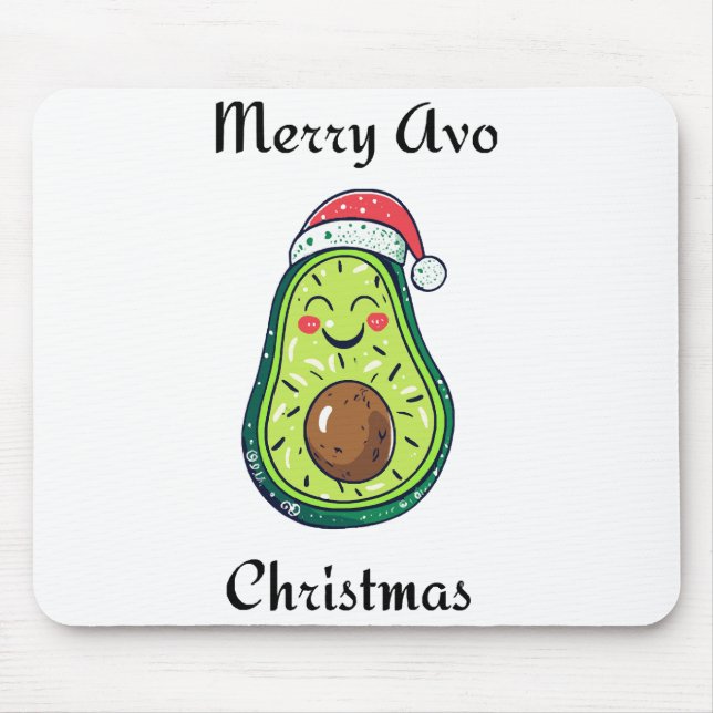 Alfombrilla De Ratón Navidades de Merry Avo (Frente)