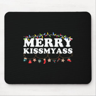 Alfombrilla De Ratón Navidades de Merry Kissmy iluminan navidad sarcást