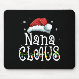 Alfombrilla De Ratón Navidades de Nana Claus Familia Pajama Matando Nav